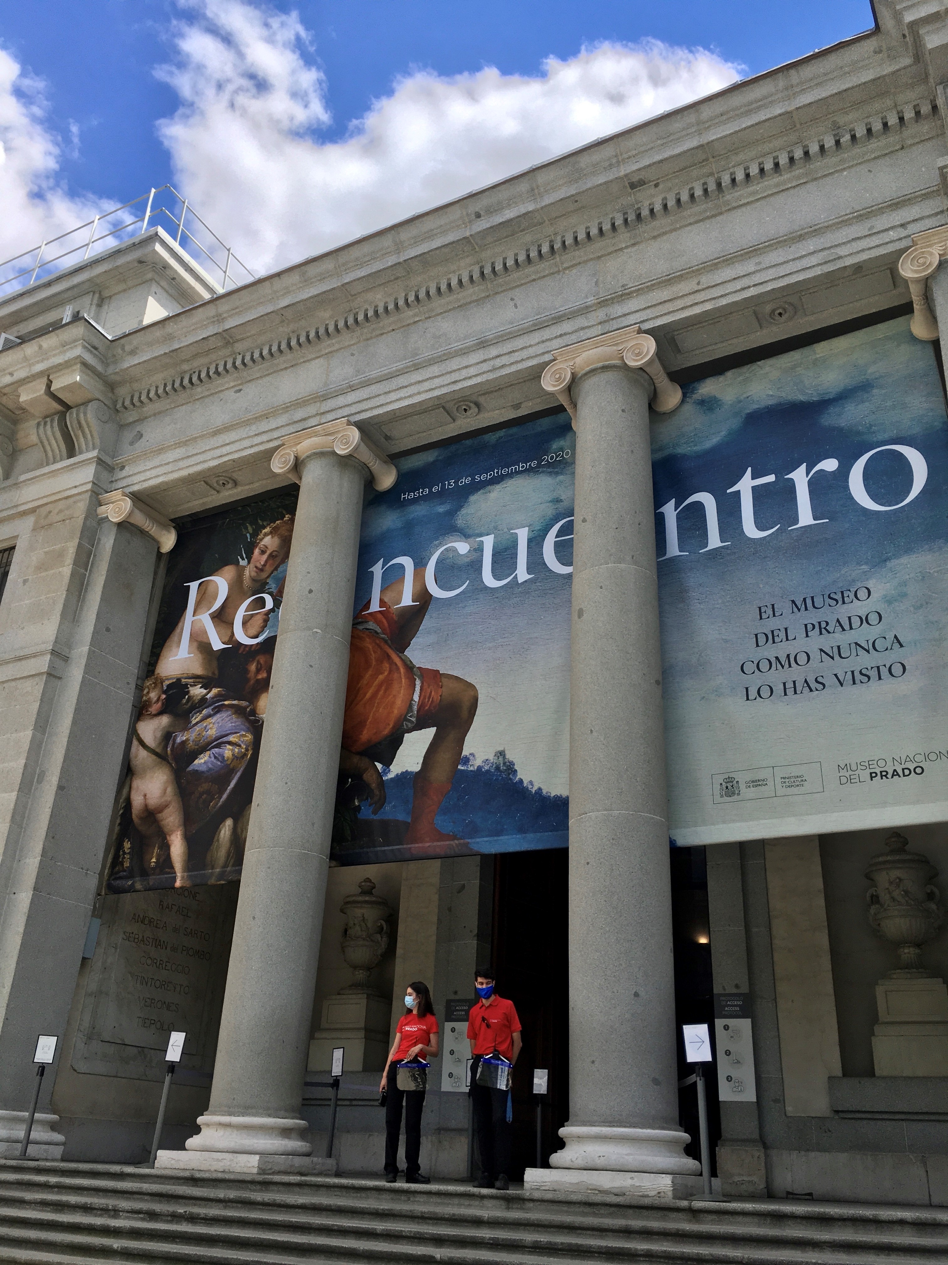 Entrance to the Prado Museum